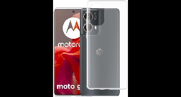 Just in Case hoesje geschikt voor Motorola Moto G85 Hoesje Siliconen - Flexibele Case - Transparant