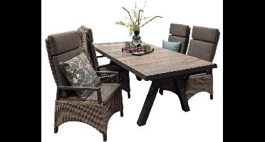Buitengewoon de boet - Formosa Elias Diningset Antraciet