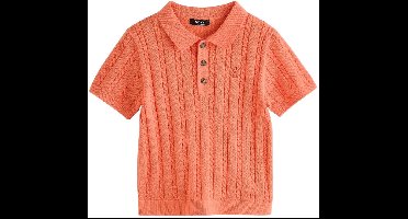 Next Kabelgebreid poloshirt