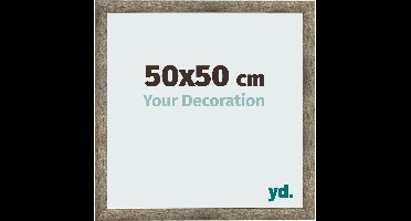 Your Decoration - Fotolijst 50x50 cm - MDF - Metaal Vintage - Bologna