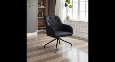 Eetkamerstoel – Stoel – Kuipstoel – Draaistoel – Set Van 2 – 360° Draaibaar – Comfortabele Gestoffeerde Zitting