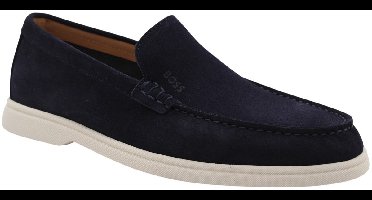 Hugo Boss - Schoenen - Donkerblauw - Heren - Maat 41 -