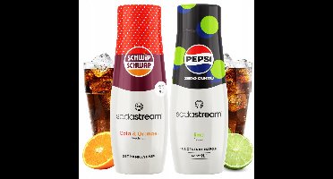 SodaStream Shwip Shwap + Pepsi Max - Limonadesiroop - Cola en Limoen - 2x