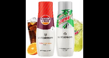 SodaStream Shwip Shwap - Colasirup - Met Sinaasappel - Mountain Dew Smaak - 2 Stuks