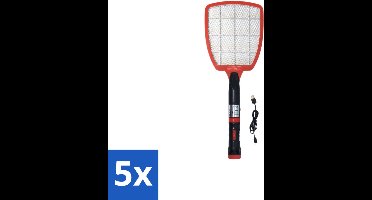 Fly Shock Plus – Elektronische Vliegenmepper – Krachtig & Oplaadbaar - Bulkverpakking - 5 stuks