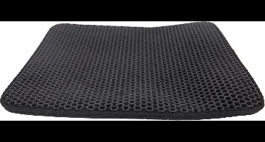 Dubbellaagse Kattenbak Mat met Opvangzak voor Kattengrint - 50x40 cm