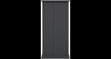 Giga Living Kledingkast Paris - Grijs - 100x200x60cm