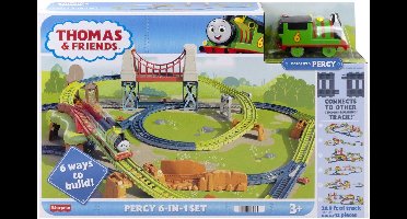 Tomek en Vriendjes Treinset 6-in-1 met Motorisch Aangedreven Percy