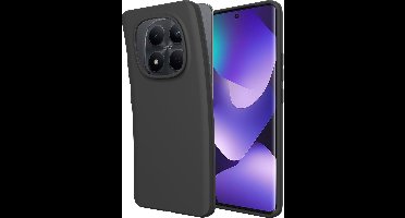 Just in Case hoesje geschikt voor Xiaomi Redmi Note 15 (4G/5G) Hoesje Siliconen - Flexibele Case - Zwart