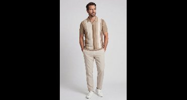 Baileys – Heren – Poloshirt – Korte mouwen – Knitted – Polo - Taupe – 615770-865
