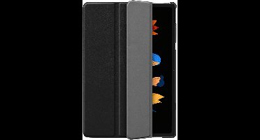Just in Case tablet Hoes geschikt voor Lenovo Idea Tab Plus - TriFold Bookcase - Zwart