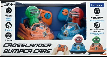 Crosslander® BUMPERS set – set of 2 Bumper cars met 2 removable figures met licht- en geluidseffecten