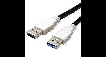 BACHMANN USB 3.2 Kabel A/A 1:1, zwart, 2 m