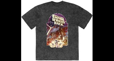 Disney Star Wars - The Empire Strikes Back Explosion Heren Tshirt - 2XL - Zwart