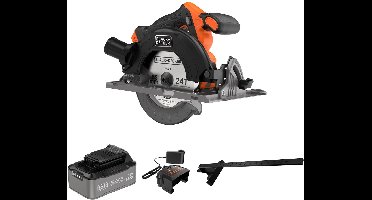 BLACK+DECKER 18V Brushless Cirkelzaag 165mm (met 4.0Ah accu en lader) BLCCS78M1-QW