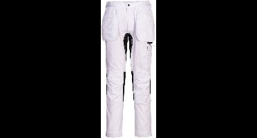Portwest WX2 Eco Stretch Broek met holsterzakken CD883 - Wit - 36