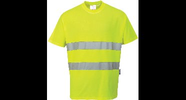 Portwest Katoen Comfort T-Shirt S172 - Geel - XS