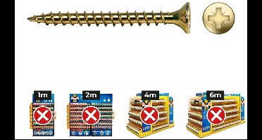 Schroefdoos CELO VLOX Bichromaat Ø 4 x 20 mm Volledige draad (1000 Unidades)