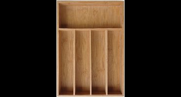 Kinghoff KH-1222 - Bamboe Ladeorganizer - Bestek - Multifunctioneel