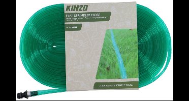Kinzo Platte Sproeislang 25M - Sproeislang voor Gazon & Bloemen - Tuinslang