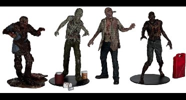 McFarlane Toys The Walking Dead Action Figuur 4-Pack Walkers 13 cm Action Figuur