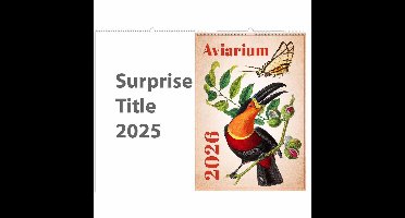 Oude vogeltekeningen Kalender A3+ 2026+