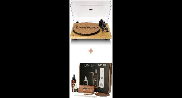 Lenco Platenspeler Bundel LBT-335BA + TTA-6IN1- Platenspeler met Bluetooth + Cleaning Kit - Expertise Lijn