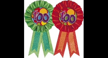 Rozet 100 - rood of groen