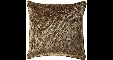 Dutch Decor LEWY - kussenhoes 45x45 cm - glansvelours - Military Olive - groen - met rits - zonder binnenkussen
