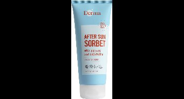 Derma After Sun Sorbet 6 x 200 ml - Snelle Absorptie - Met Aloe Vera Shea Butter en Amandelolie - AllergyCertified - Parfumvrij
