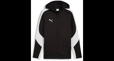 Puma Sweat Jacke TeamEVOSTRIPE Hooded Jacket 659947 Puma Black-Puma Silver-Puma White-XXL