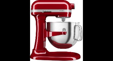 KitchenAid keukenmachine - Artisan - In hoogte verstelbare kom - 375 W - 11 snelheden - 3 RVS accessoires - 6,6L - Keizerrood
