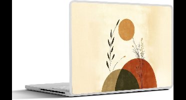 Laptop sticker - 11.6 inch - Planten - Abstract - Vormen - 30x21cm - Laptopstickers - Laptop skin - Cover