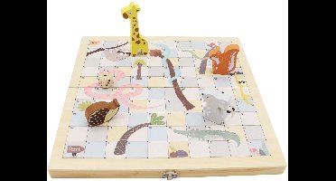 Houten Slangen en Ladders Spel