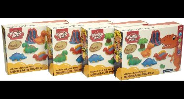 Kleiset Dinowereld - 4 Kleuren Klei
