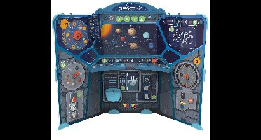 Smoby ruimtecentrum speelgoedset met accessoires en 15 activiteiten.