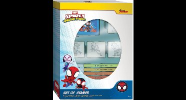Spidey Stempelset met 4 Stempels