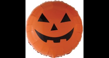 Folieballon - Pompoen - Halloween - 43cm - Zonder vulling
