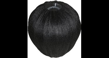 Mexlite - hanglamp - HaloSwap - zwart - linnen - Ø 40cm - E27 - 4282ZW