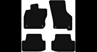 BASIC zwarte veloursmatten voor: Skoda Audi A3 8Y MHEV 0 (2020-)