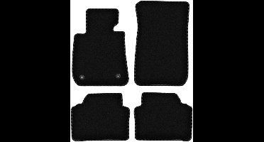 BASIC zwarte veloursmatten voor: BMW 3 E90 sedan (2004-2011)