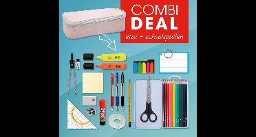 SOHO Etui XL + Vulling – Grote etui met diverse opbergmogelijkheden – Inclusief complete vulling – In 1 klik klaar voor het nieuwe schooljaar - Blisz Pink