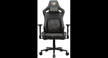 COUGAR DEFENSOR 4D opklapbare armleuningen, geavanceerde lendensteun, gamingstoel - Groud Zwart