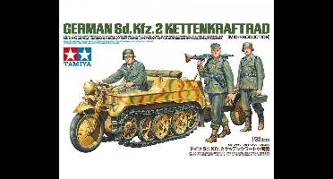 Tamiya Modelbouwpakket Militaire voertuigen - 35377 German Sd.Kfz.2 Kettenkrad - Mid.Production Plastic - 1:35 - Modelbouw