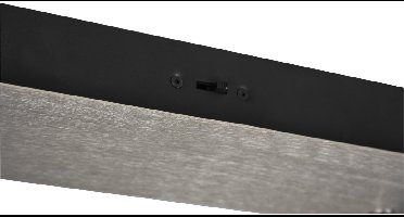 LED Hanglamp - Torna Laz - 35W - Aanpasbare Kleur - Dimbaar - Rechthoek - Geborsteld Aluminium - Metaal