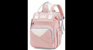 S&E Grote Luiertas – Praktisch en Stijlvol voor Onderweg met Baby - pink