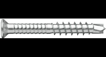 Wurth - ASSYplus 4 A2 SRCS terras DD kl vzk lenskop RW - ASSY®plus 4 A2 SRCS TERRACE terrasschroef A2 roestvast staal blank deeldraad verzonken lenskop - x 250 st - Interne aandrijving RW20