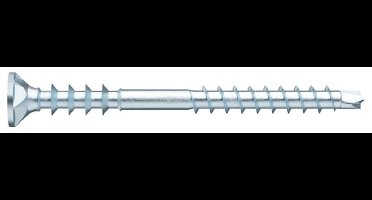 Wurth - JAMOplus 4 CMP staal vrz DD vrz kop freesholtes RW - Jamo plus 4 CSMP schroef voor verstelbare afstandsmontage Staal verzinkt deeldraad met stelrillen onder de verzonken kop met freesholtes - x 100 st - Interne aandrijving RW40