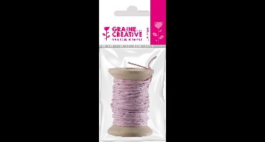 Graine Creative GC Katoenkoord op Spoel 1 mm Lichtroze 5 m.