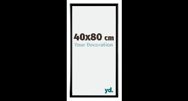 Your Decoration - Fotolijst 40x80 cm - Kunststof - Zwart Mat - Bordeaux